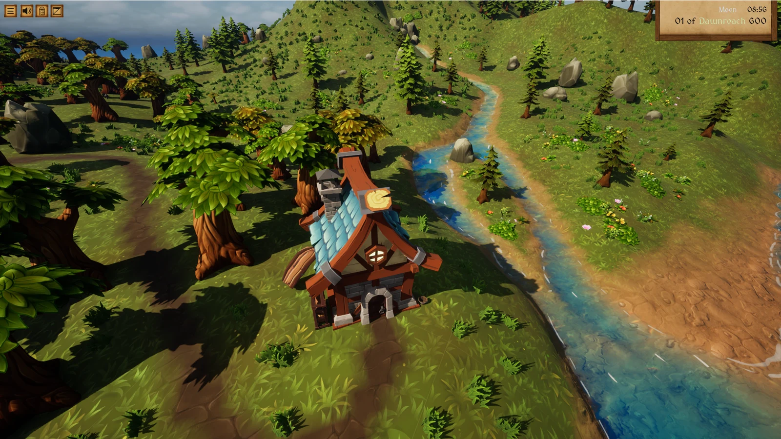 A riverside settlement in the world of Everstead: Origins